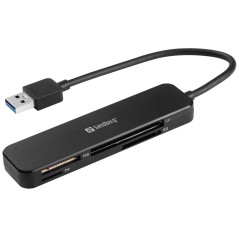 Sandberg USB 3.0 Pocket Card Reader køb billigt online shopping tilbud