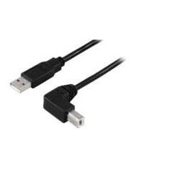 MicroConnect USB-A 2.0 to a USB-B 90 køb billigt online shopping tilbud