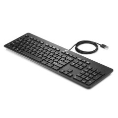 HP USB Business Slim Keyboard DE køb billigt online shopping tilbud