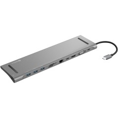 Sandberg USB-C 10-in-1 Docking Station køb billigt online shopping tilbud