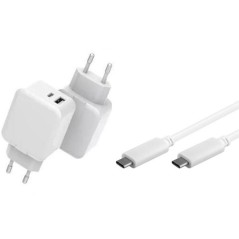 CoreParts USB-C Charger with 1meter køb billigt online shopping tilbud