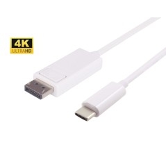 MicroConnect USB-C Displayport cable 1m køb billigt online shopping tilbud