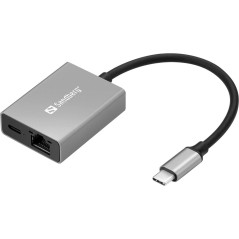 Sandberg USB-C Gigabit Adapter PD100W køb billigt online shopping tilbud