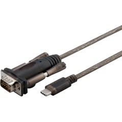 MicroConnect USB - C - Serial DB9 1m M-M køb billigt online shopping tilbud