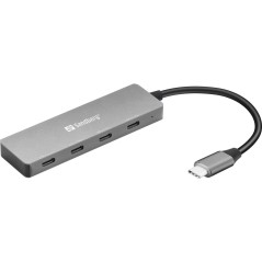 Sandberg USB-C to 4 x USB-C Hub køb billigt online shopping tilbud