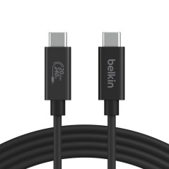 Belkin Usb Cable 2 M Usb4 Gen 2X2 køb billigt online shopping tilbud