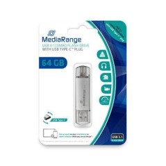 MediaRange USB-Stick 64 GB USB 3.1 combo køb billigt online shopping tilbud