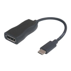 Garbot USB3.1 C-DP. M/F. Black. 15cm køb billigt online shopping tilbud