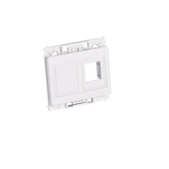 Lanview Wall plate 2 x keystone for køb billigt online shopping tilbud