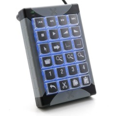 P.I. Engineering X-Keys Desktop USB 24 keys køb billigt online shopping tilbud