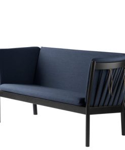 shop Erik Ole Jørgensen 2 pers. sofa - J148 - Sort/mørkeblå af fdb-moebler - online shopping tilbud rabat hos shoppetur.dk