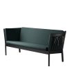 shop Erik Ole Jørgensen 3 pers. sofa - J149 - Sort/mørkegrøn af fdb-moebler - online shopping tilbud rabat hos shoppetur.dk