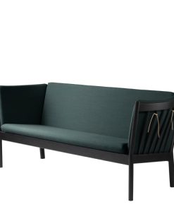 shop Erik Ole Jørgensen 3 pers. sofa - J149 - Sort/mørkegrøn af fdb-moebler - online shopping tilbud rabat hos shoppetur.dk