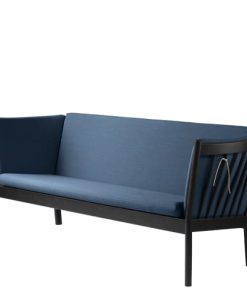 shop Erik Ole Jørgensen 3 pers. sofa - J149 - Sort/støvet blå af fdb-moebler - online shopping tilbud rabat hos shoppetur.dk