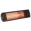 shop Heat1 terrassevarmer - Vægmodel 212-310 - Eco High Line - Sort af heat1 - online shopping tilbud rabat hos shoppetur.dk