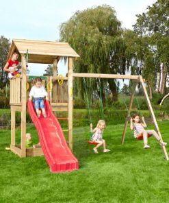 shop Jungle Gym Casa legetårn med gyngemodul af jungle-gym - online shopping tilbud rabat hos shoppetur.dk