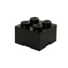 shop LEGO opbevaringskasse med 4 knopper - Sort af room-copenhagen - online shopping tilbud rabat hos shoppetur.dk