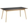 shop Poul M. Volther spisebord - C35B - Eg/sort linoleum af fdb-moebler - online shopping tilbud rabat hos shoppetur.dk