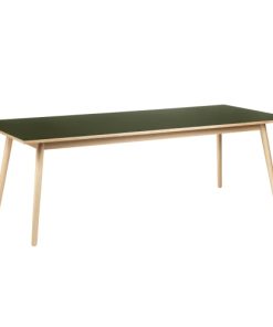 shop Poul M. Volther spisebord - C35C - Eg/oliven linoleum af fdb-moebler - online shopping tilbud rabat hos shoppetur.dk