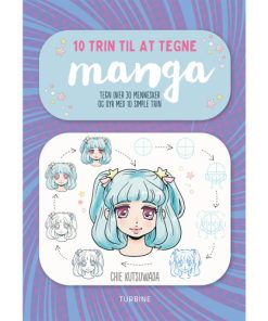 shop 10 trin til at tegne manga - Hæftet af  - online shopping tilbud rabat hos shoppetur.dk