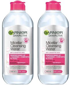 shop 2 x Garnier Skinactive Cleansing Micellar Water Dry & Sensitive Skin 400 ml af Garnier - online shopping tilbud rabat hos shoppetur.dk