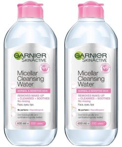 shop 2 x Garnier Skinactive Cleansing Micellar Water Normal & Sensitive Skin 400 ml af Garnier - online shopping tilbud rabat hos shoppetur.dk