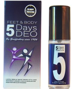 shop 5 Days Deo Feet & Body Spray 32 ml af 5 Days DEO - online shopping tilbud rabat hos shoppetur.dk