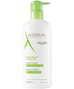 shop A-DERMA Body Lotion 24H Hydration 400 ml af ADERMA - online shopping tilbud rabat hos shoppetur.dk