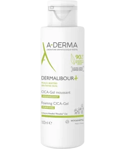 shop A-DERMA Dermalibour+ Foaming Cica-Gel 100 ml af ADERMA - online shopping tilbud rabat hos shoppetur.dk