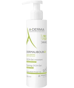 shop A-DERMA Dermalibour+ Foaming Cica-Gel 200 ml af ADERMA - online shopping tilbud rabat hos shoppetur.dk