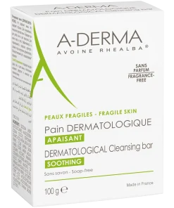 shop A-DERMA Dermatological Cleansing Bar 100 gr. af ADERMA - online shopping tilbud rabat hos shoppetur.dk