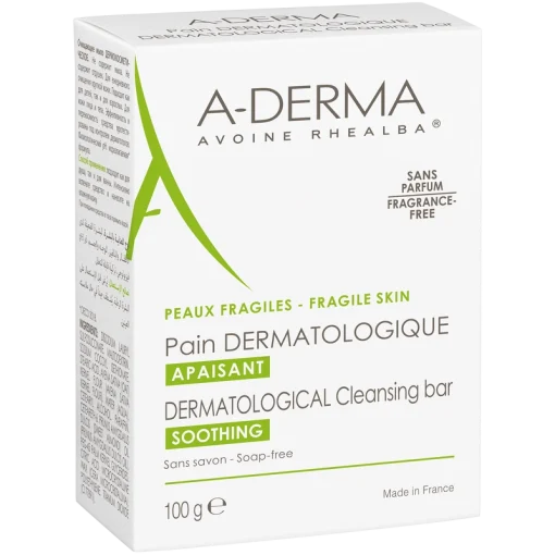 shop A-DERMA Dermatological Cleansing Bar 100 gr. af ADERMA - online shopping tilbud rabat hos shoppetur.dk