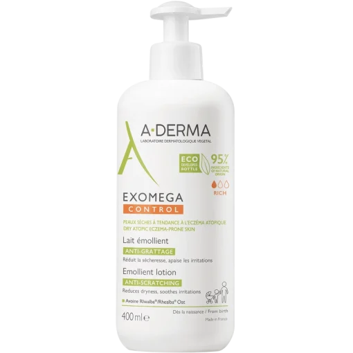 shop A-DERMA Exomega Control Lotion 400 ml af ADERMA - online shopping tilbud rabat hos shoppetur.dk