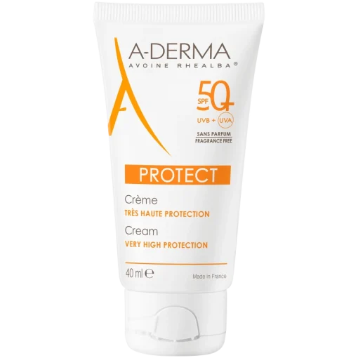 shop A-DERMA Protect Cream SPF 50+ Fragrance Free 40 ml af ADERMA - online shopping tilbud rabat hos shoppetur.dk