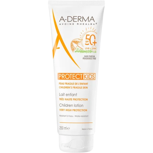 shop A-DERMA Protect Kids Lotion SPF 50+ - 250 ml af ADERMA - online shopping tilbud rabat hos shoppetur.dk