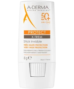 shop A-DERMA Protect X-Trem Invisible Stick SPF 50+ - 8 gr. af ADERMA - online shopping tilbud rabat hos shoppetur.dk