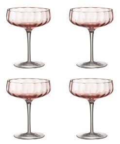 shop Aida champagneglas - Søholm Sonja - Peach - 4 stk. af aida - online shopping tilbud rabat hos shoppetur.dk