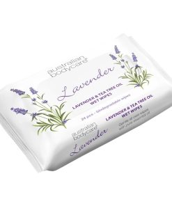 shop Australian Bodycare Wet Wipes - Lavendar & Tea Tree Oil - 24 Pieces af Australian Bodycare - online shopping tilbud rabat hos shoppetur.dk