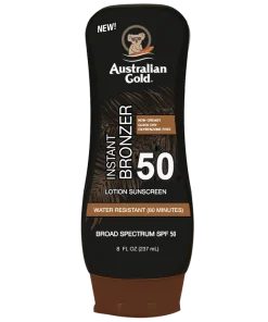 shop Australian Gold Instant Bronzer Lotion SPF 50 - 237 ml af Australian Gold - online shopping tilbud rabat hos shoppetur.dk