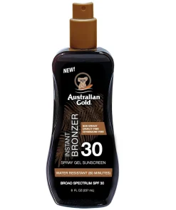 shop Australian Gold Instant Bronzer Spraygel SPF 30 - 237 ml af Australian Gold - online shopping tilbud rabat hos shoppetur.dk