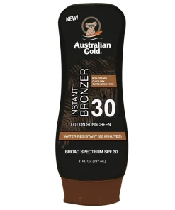 shop Australian Gold Instant bronzer Lotion SPF 30 - 237 ml af Australian Gold - online shopping tilbud rabat hos shoppetur.dk