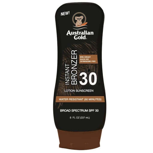 shop Australian Gold Instant bronzer Lotion SPF 30 - 237 ml af Australian Gold - online shopping tilbud rabat hos shoppetur.dk