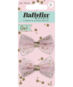 shop BaByliss KIDS Bow Hair Clips (1694) 2 Pieces af BaByliss KIDS - online shopping tilbud rabat hos shoppetur.dk