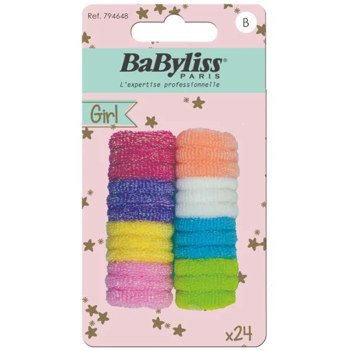 shop BaByliss KIDS Hair Elastics (6485) 24 Pieces af BaByliss KIDS - online shopping tilbud rabat hos shoppetur.dk