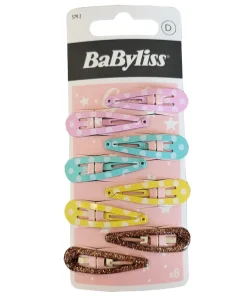 shop BaByliss KIDS Metal Snaps Clips (5792) 8 Pieces af BaByliss KIDS - online shopping tilbud rabat hos shoppetur.dk