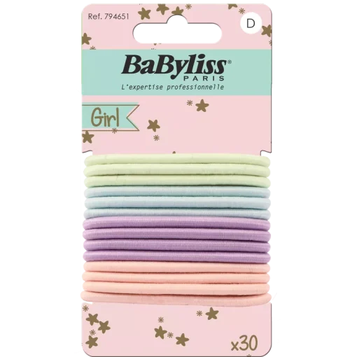 shop BaByliss KIDS Multi Colors Elastics (6515) 30 Pieces af BaByliss KIDS - online shopping tilbud rabat hos shoppetur.dk