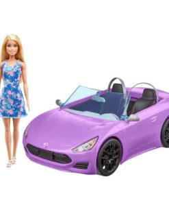 shop Barbie Cabriolet med dukke af barbie - online shopping tilbud rabat hos shoppetur.dk