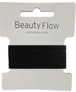 shop Beauty Flow Basic Hairtie 15 Pieces - Black af Beauty Flow - online shopping tilbud rabat hos shoppetur.dk