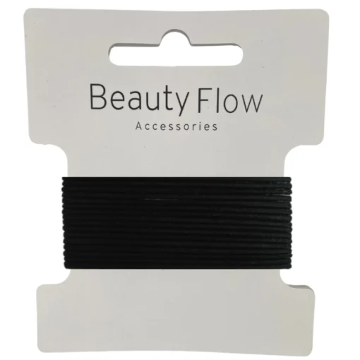 shop Beauty Flow Basic Hairtie 15 Pieces - Black af Beauty Flow - online shopping tilbud rabat hos shoppetur.dk