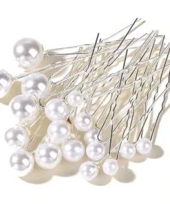 shop Beauty Flow Bobby Hairpins Pearls af Beauty Flow - online shopping tilbud rabat hos shoppetur.dk